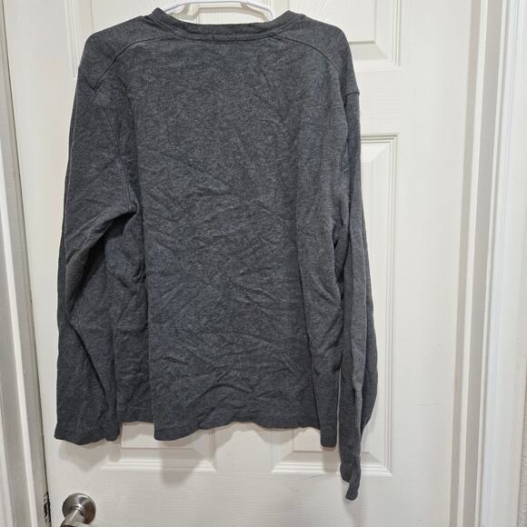 J.Crew Men’s Gray Cotton Long Sleeve Crewneck Tee Size Large - Picture 4 of 8